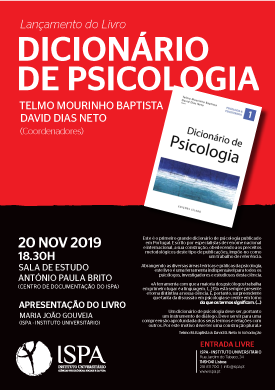 Lançamento do Livro - Dicionário de Psicologia