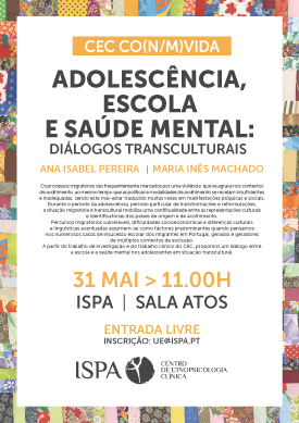 Adolescência, Escola e Saúde Mental: Diálogos Transculturais Adolescência, Escola e Saúde Mental: Diálogos Transculturais